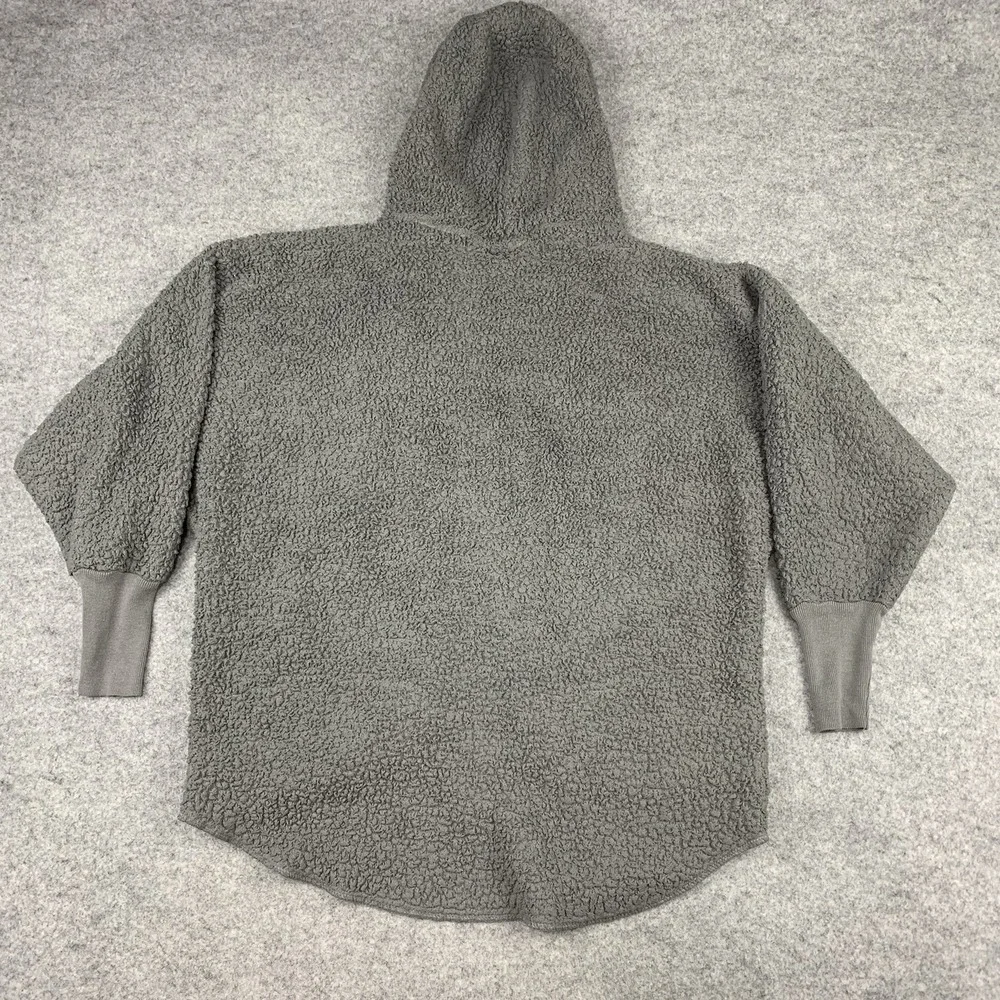 NORDIC BEACH  Hooded Body Wrap Cardigan Koala Gray Size One Size